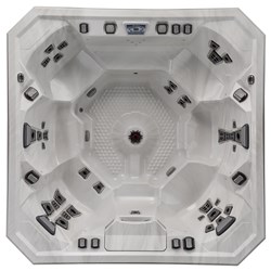 overhead image of the V94 hot tub