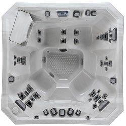 overhead image of the V84L hot tub